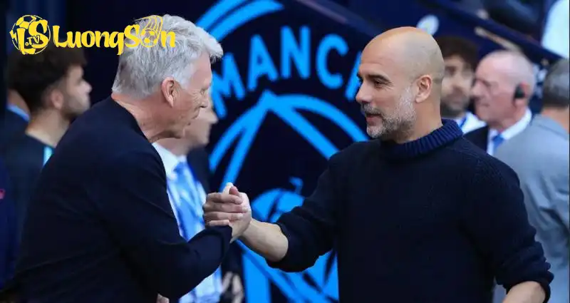Moyes ít khi có được niềm vui trước đồng nghiệp Pep Guardiola