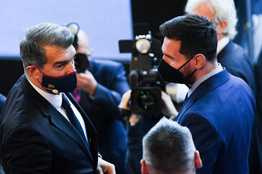 Joan Laporta chia sẻ về việc Lionel  Messi trở lại Camp Nou